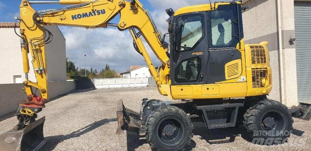 Komatsu PW98 MR10 Excavatoare cu roti