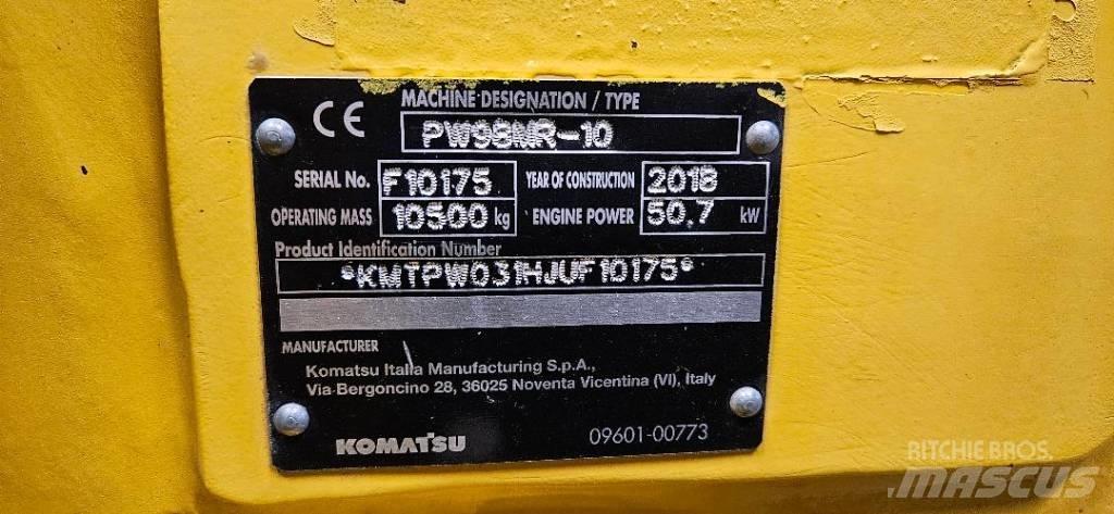 Komatsu PW98 MR10 Excavatoare cu roti