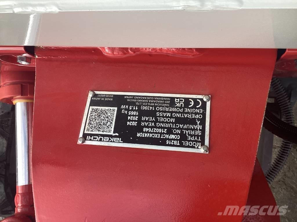 Takeuchi TB 216 Mini excavatoare < 7t