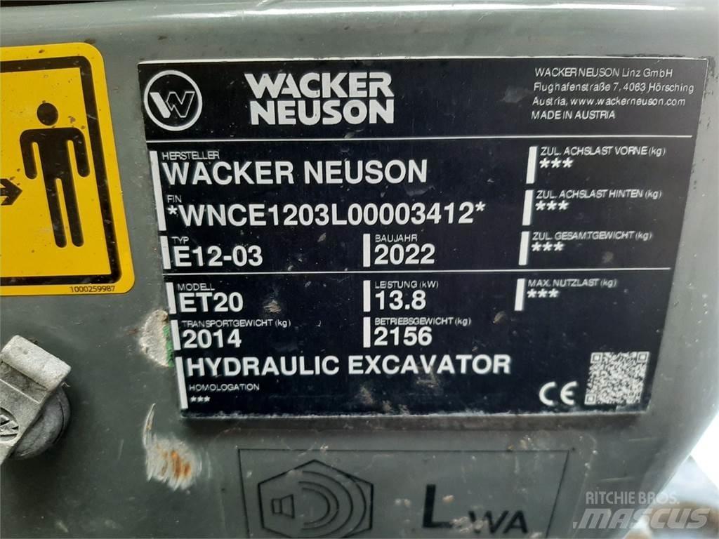 Wacker Neuson ET20 Excavatoare pe șenile
