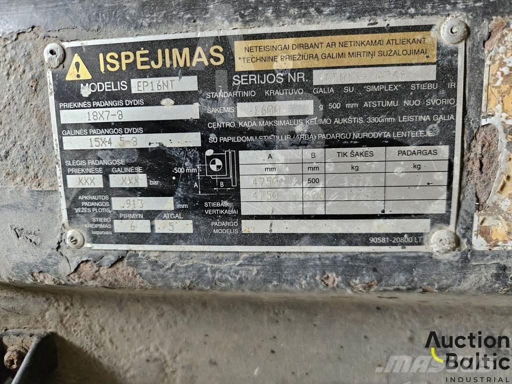 CAT EP 16 NT Stivuitor electric