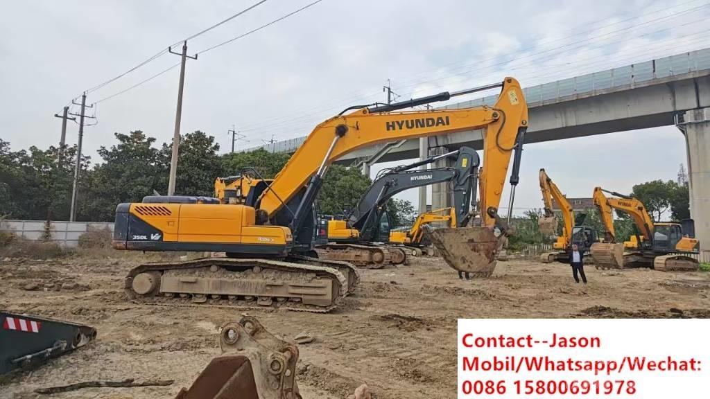 Hyundai Robex 350vs Excavatoare pe șenile
