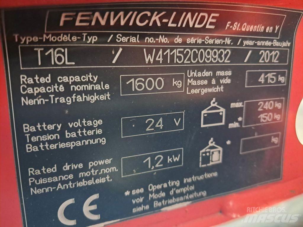 Linde T16L Transpaleta manuala