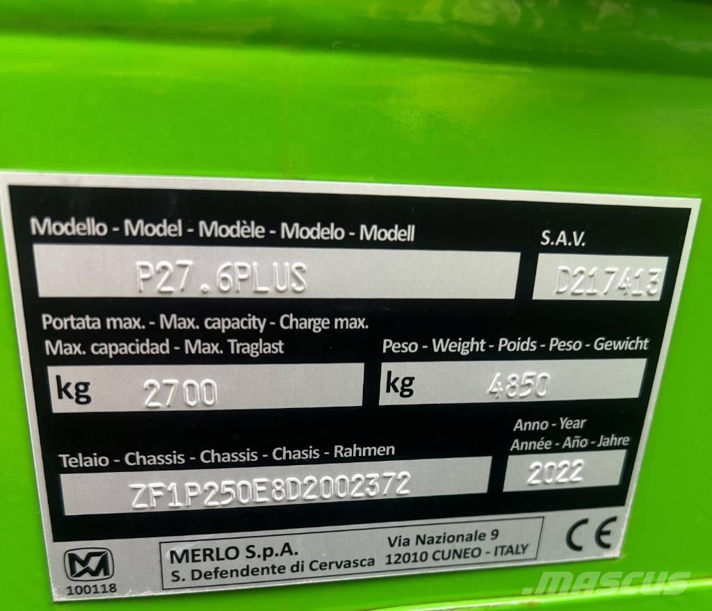 Merlo P 27.6 Plus Stivuitoare telescopice