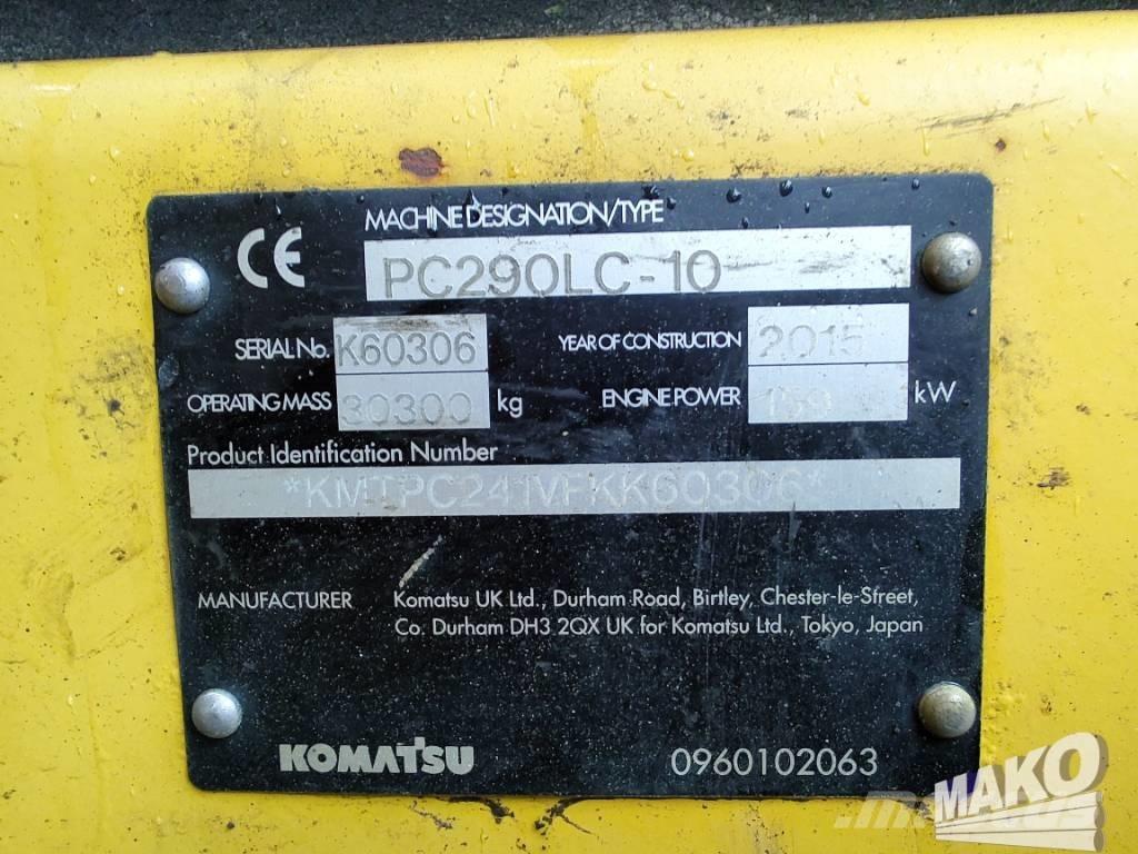 Komatsu PC 290 LC-10 Excavatoare pe șenile
