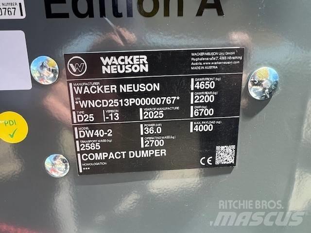 Wacker Neuson DW 40 Transportoare articulate