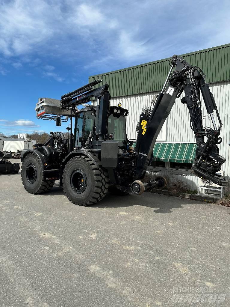 Huddig 1260D Rail Buldoexcavatoare