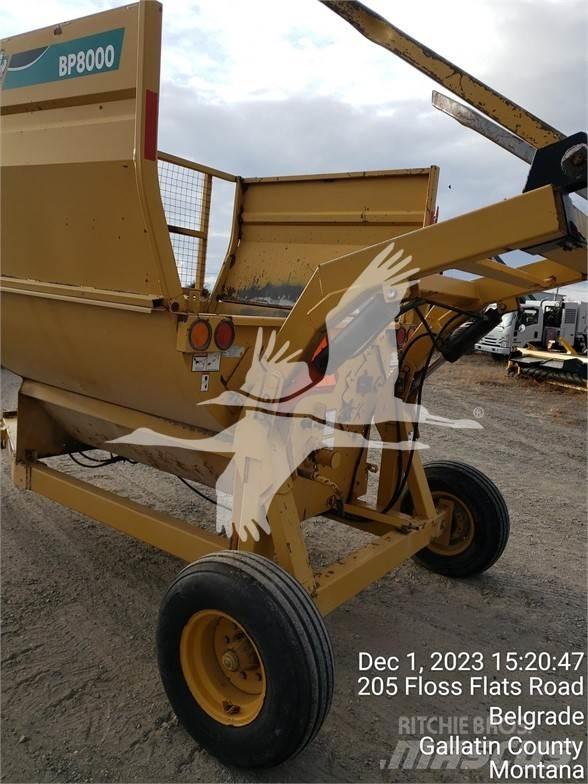 Vermeer BP8000 Alte echipamente pentru nutret