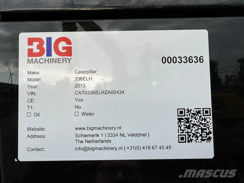 CAT 336ELH Excavatoare pe șenile
