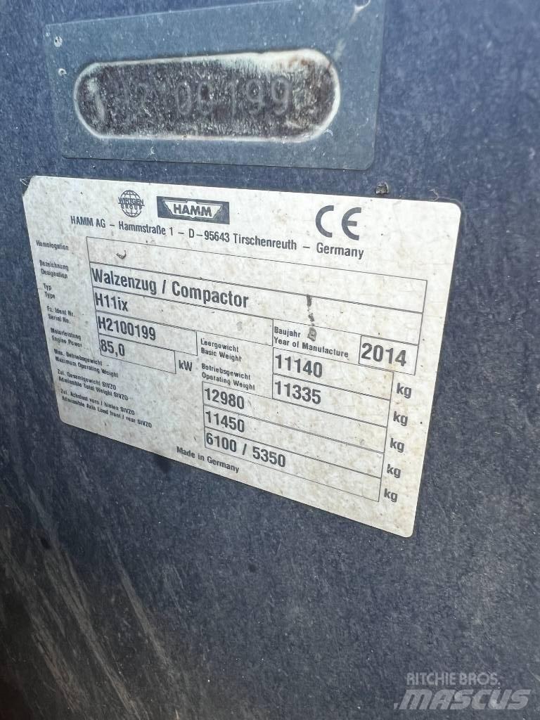 Hamm H11IX Compactoare sol