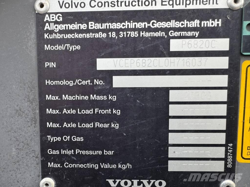 Volvo P 6820 C Pavatoare asfalt