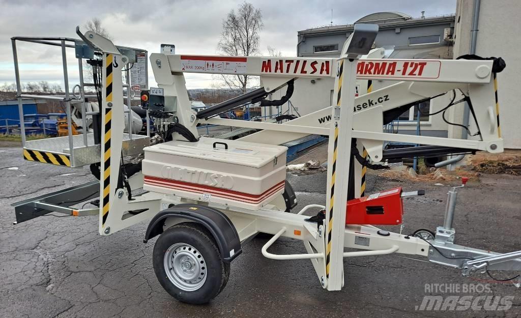 Matilsa Parma 12T Platforme aeriene montate pe remorca