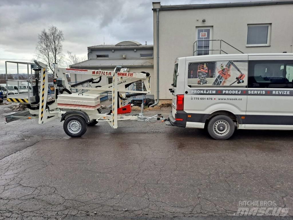 Matilsa Parma 12T Platforme aeriene montate pe remorca