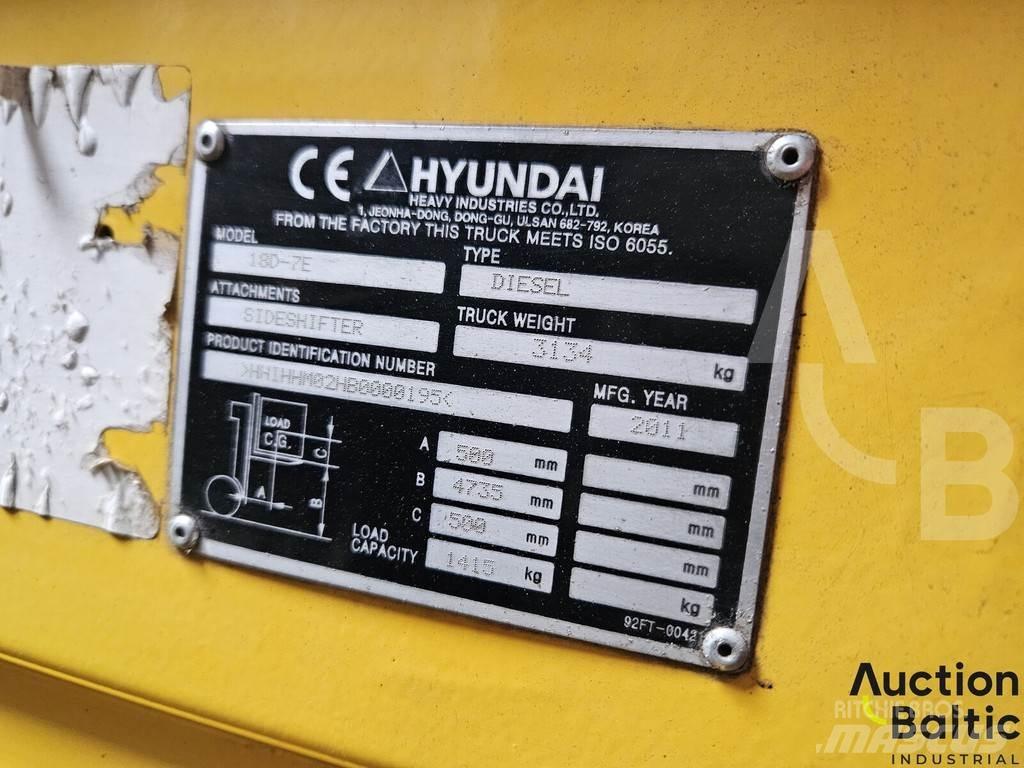 Hyundai 18D-7E Stivuitor diesel