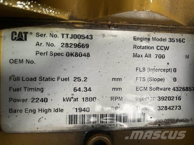 CAT 3516C Motoare marine
