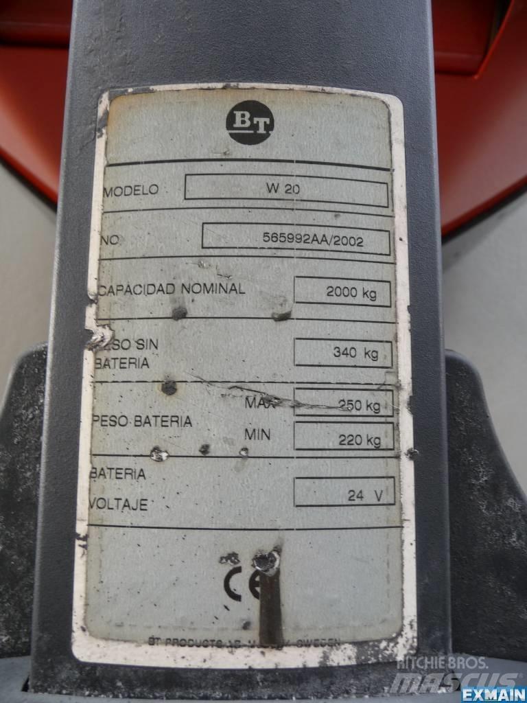 BT W 20 Transpaleta manuala