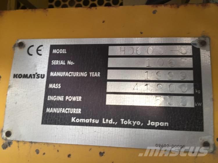 Komatsu HD 605-5 Camioane cu basculante rigide