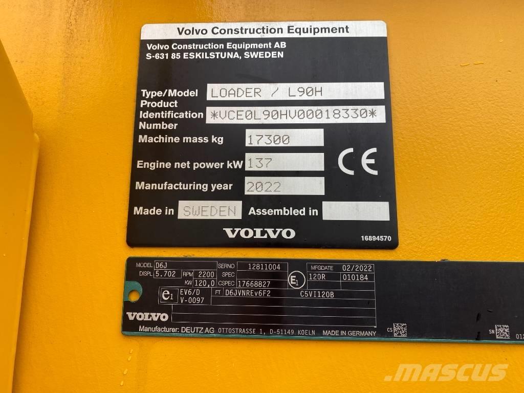 Volvo L90H  / L 90 H Incarcator pe pneuri