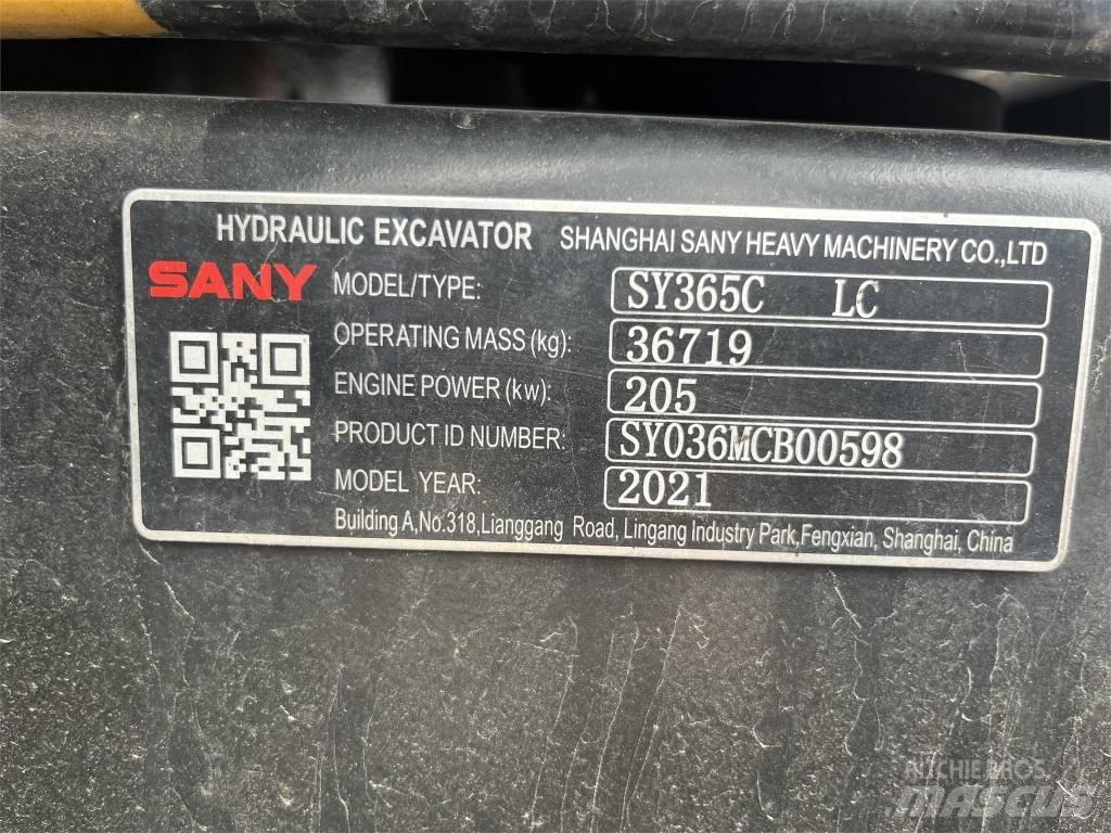 Sany SY365C Excavatoare pe șenile
