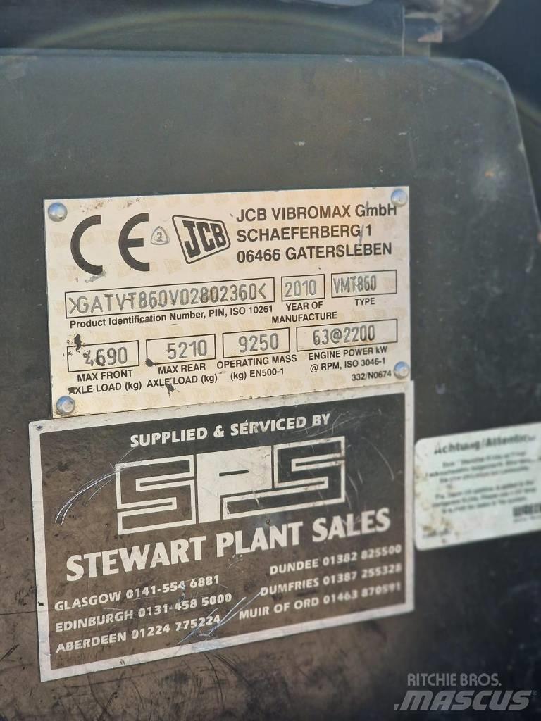 JCB Vibromax VMT 860 Cilindri compactori dubli