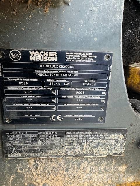 Wacker Neuson ET 90 Excavatoare pe șenile
