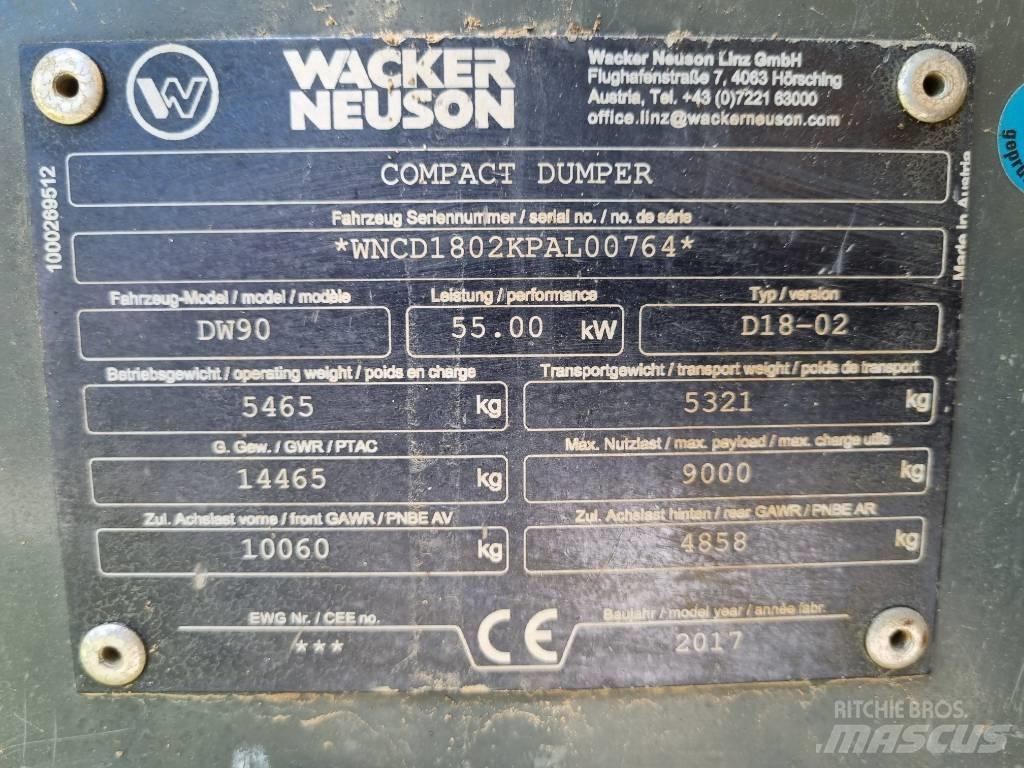 Wacker Neuson DW 90 Minitractor de teren