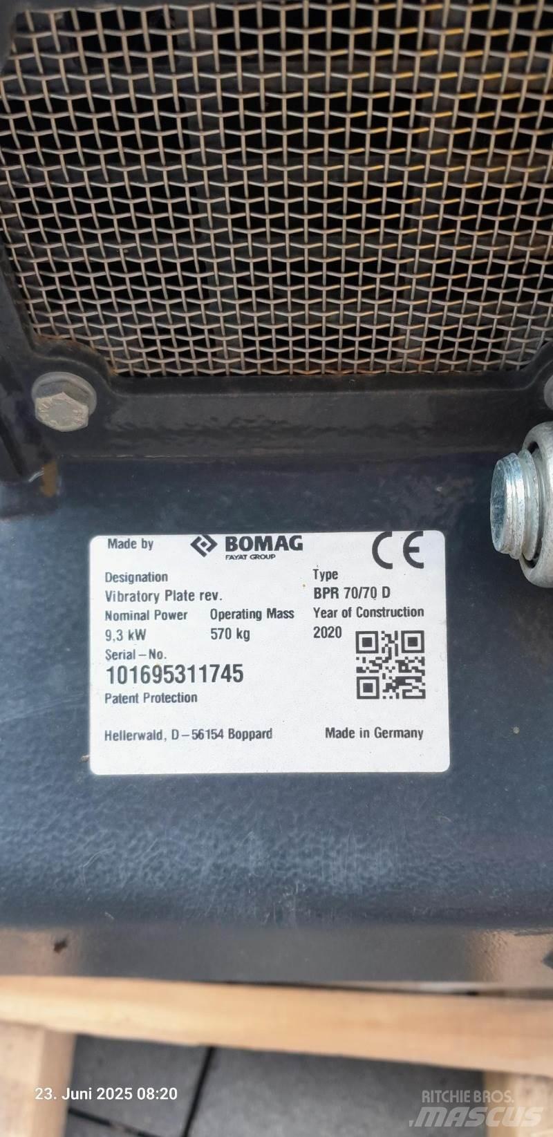 Bomag BPR 70/70 DE Vibratoare