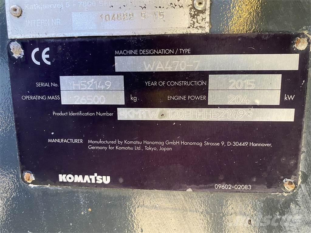 Komatsu WA470-7 Incarcator pe pneuri