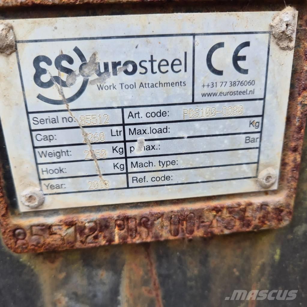 Eurosteel bucket cupa de excavat cu cernere