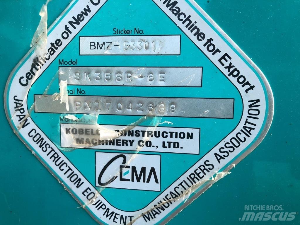 Kobelco SK 35 SR-6E Mini excavatoare < 7t