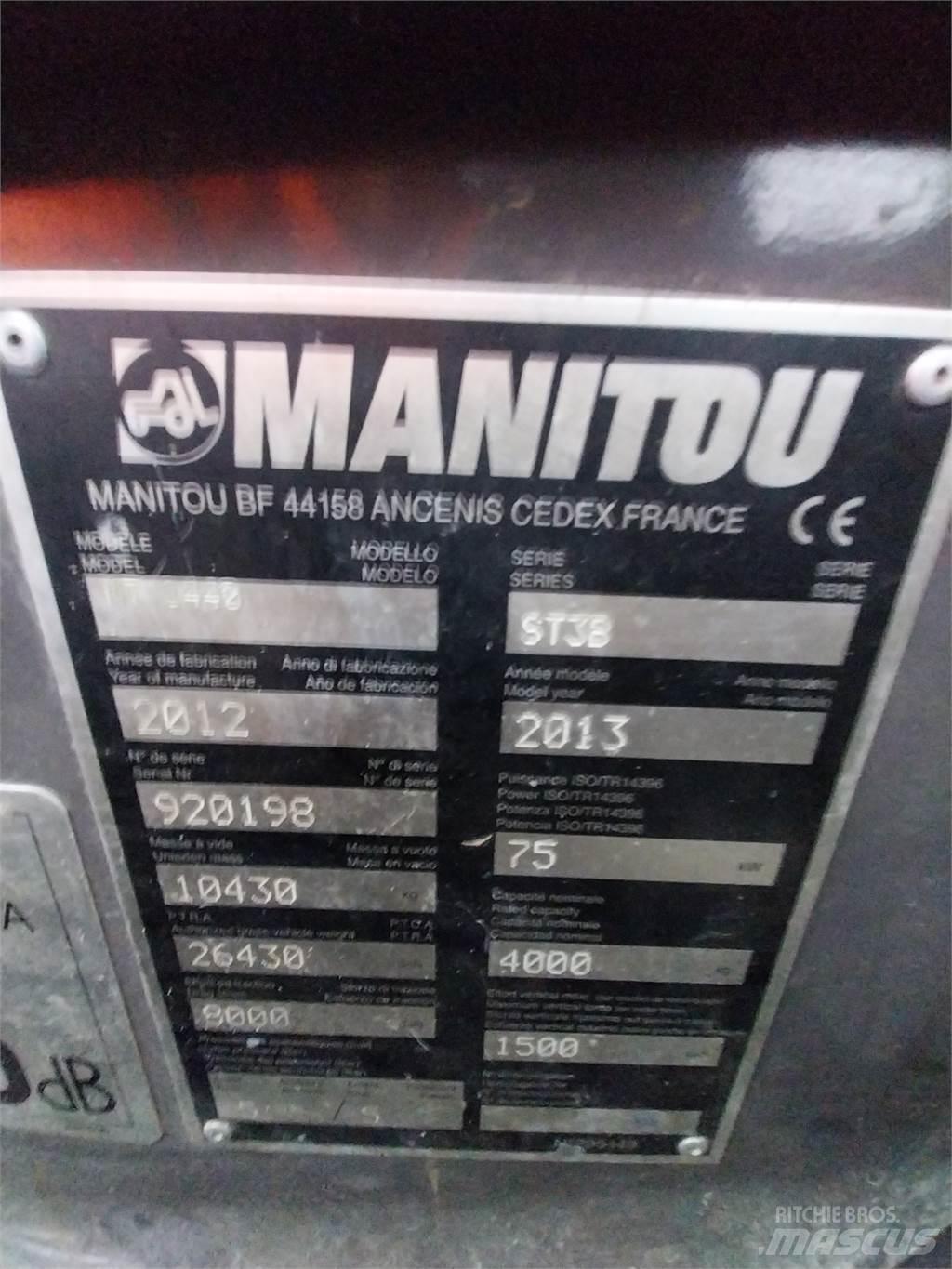Manitou MT1440 Stivuitoare telescopice