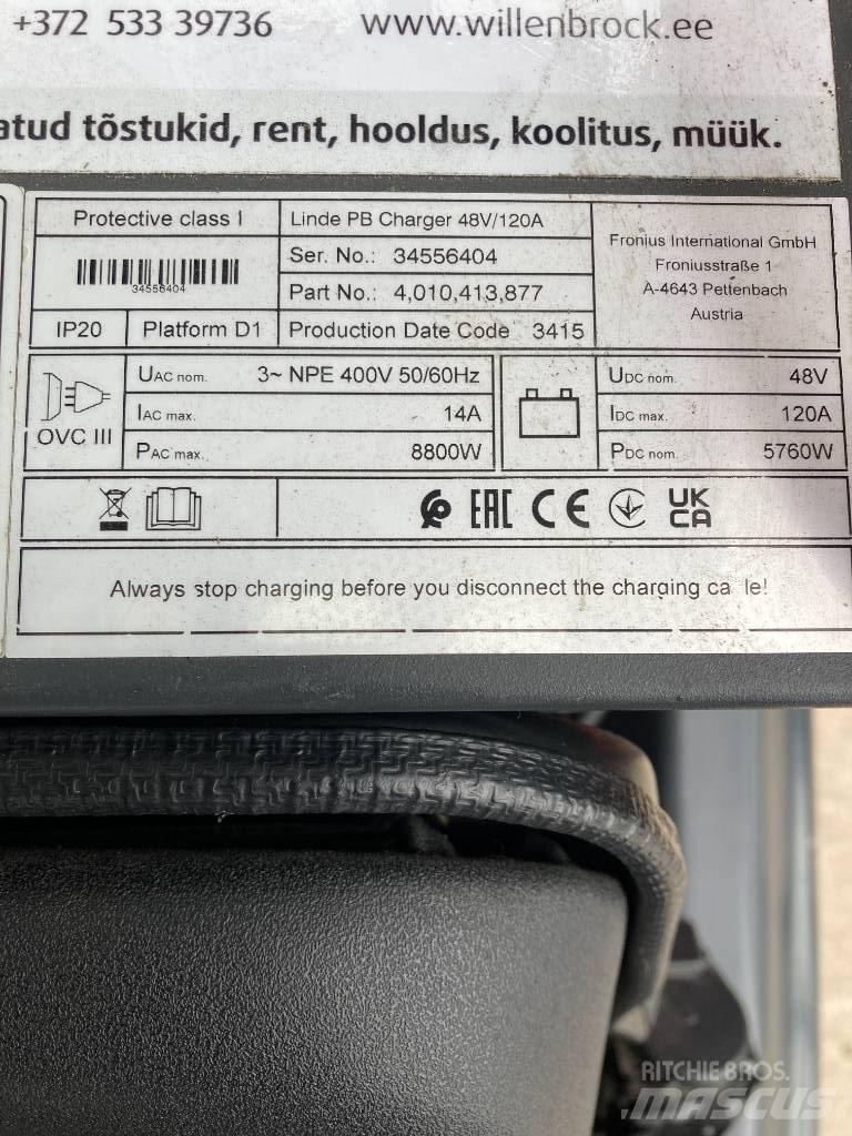 Linde EG20PH/1275-02 Stivuitor electric