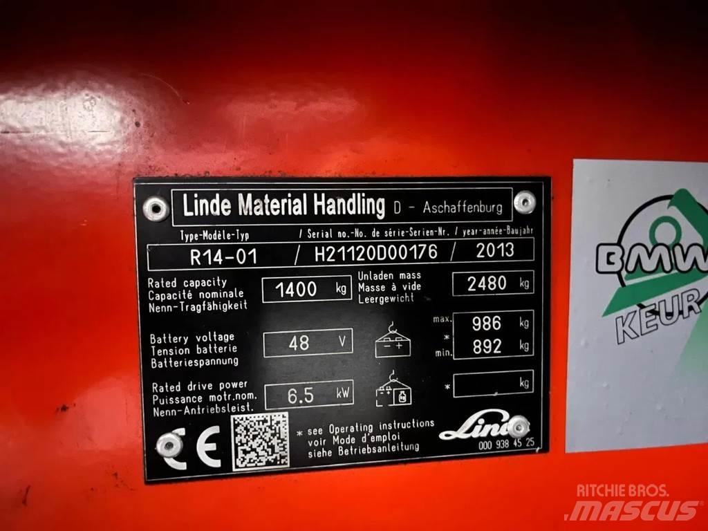 Linde R14-01 Stivuitor cu catarg retractabil