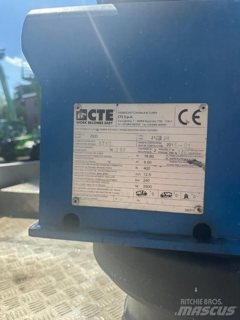 CTE ZED 21.2 JH Platforme aeriene montate pe camion