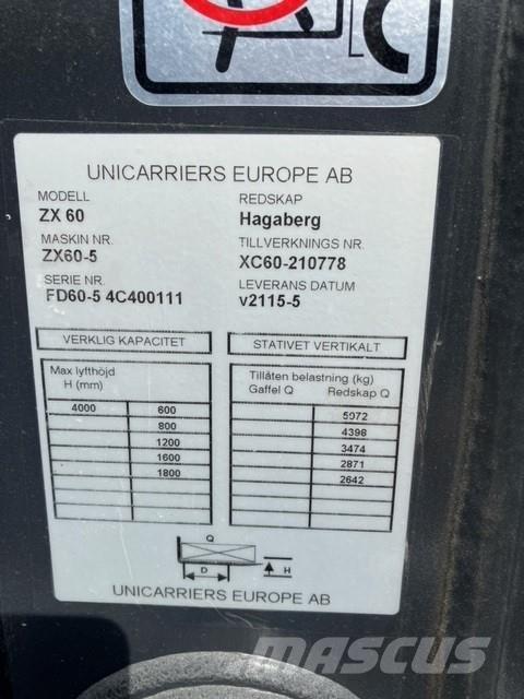 UniCarriers DX60-5 Stivuitor diesel