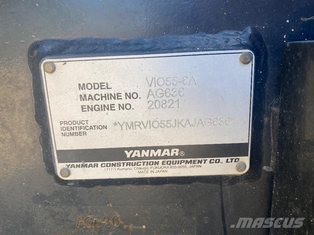 Yanmar Vio 55-6 A Mini excavatoare < 7t