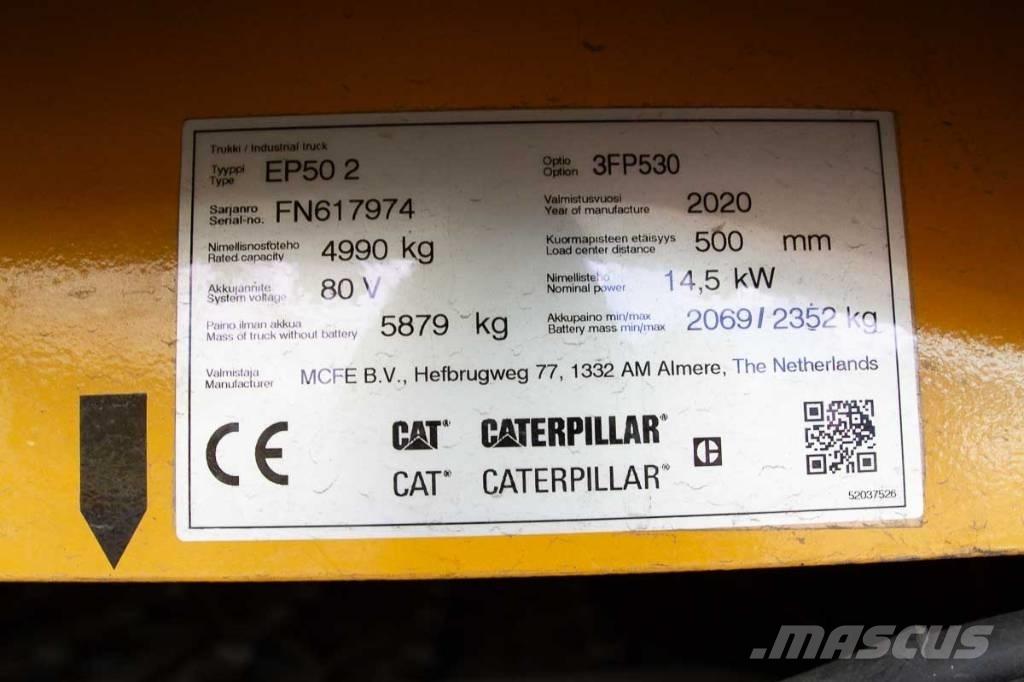 CAT EP 50 Stivuitor electric