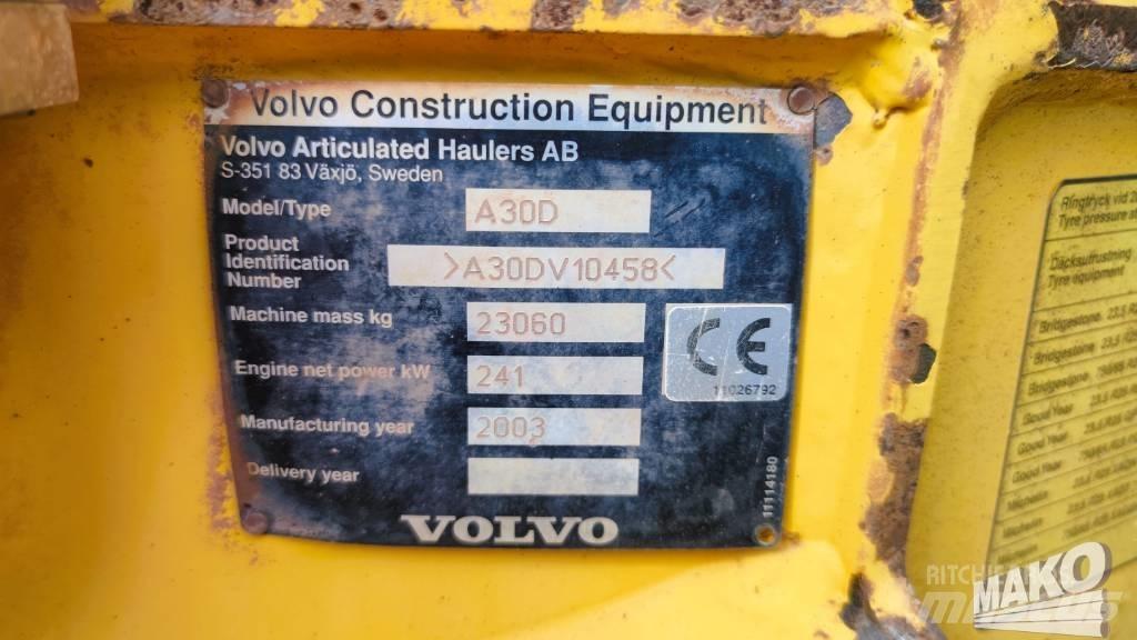 Volvo A 30 D Transportoare articulate