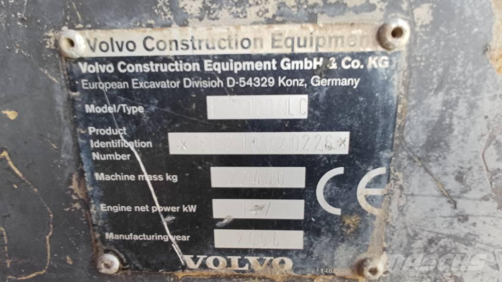 Volvo EC 210 B N LC Excavatoare pe șenile
