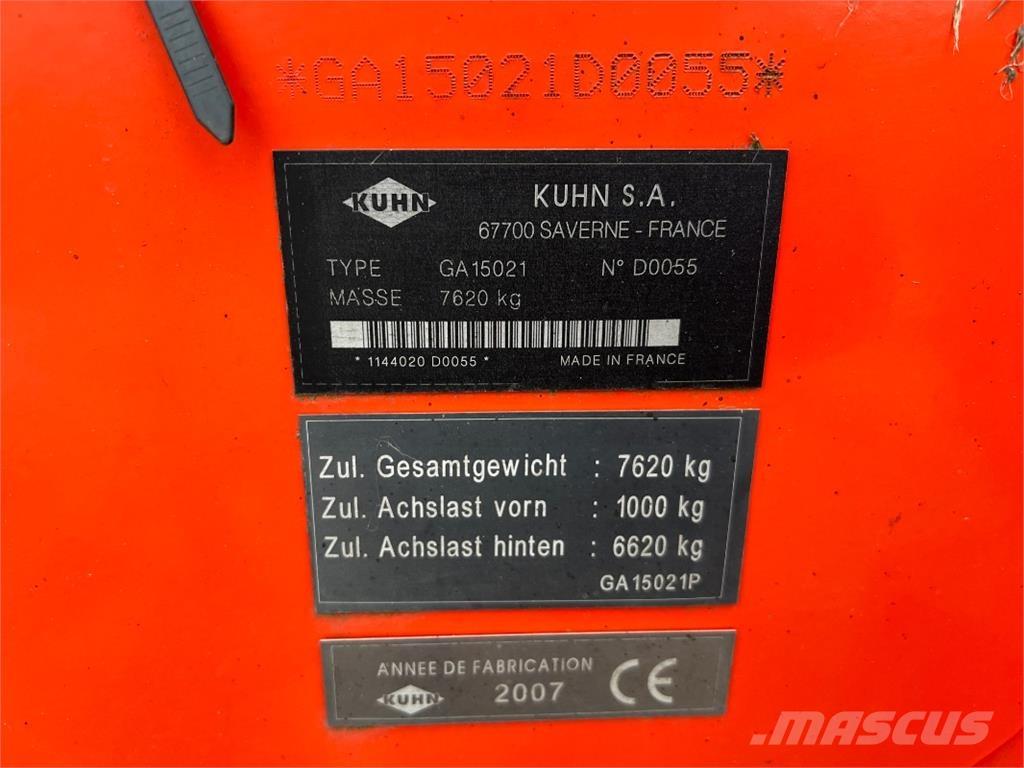 Kuhn GA 15021 Utilaj de răvăşit fân