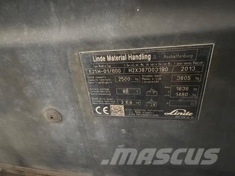 Linde E25H-01/600 Stivuitor electric