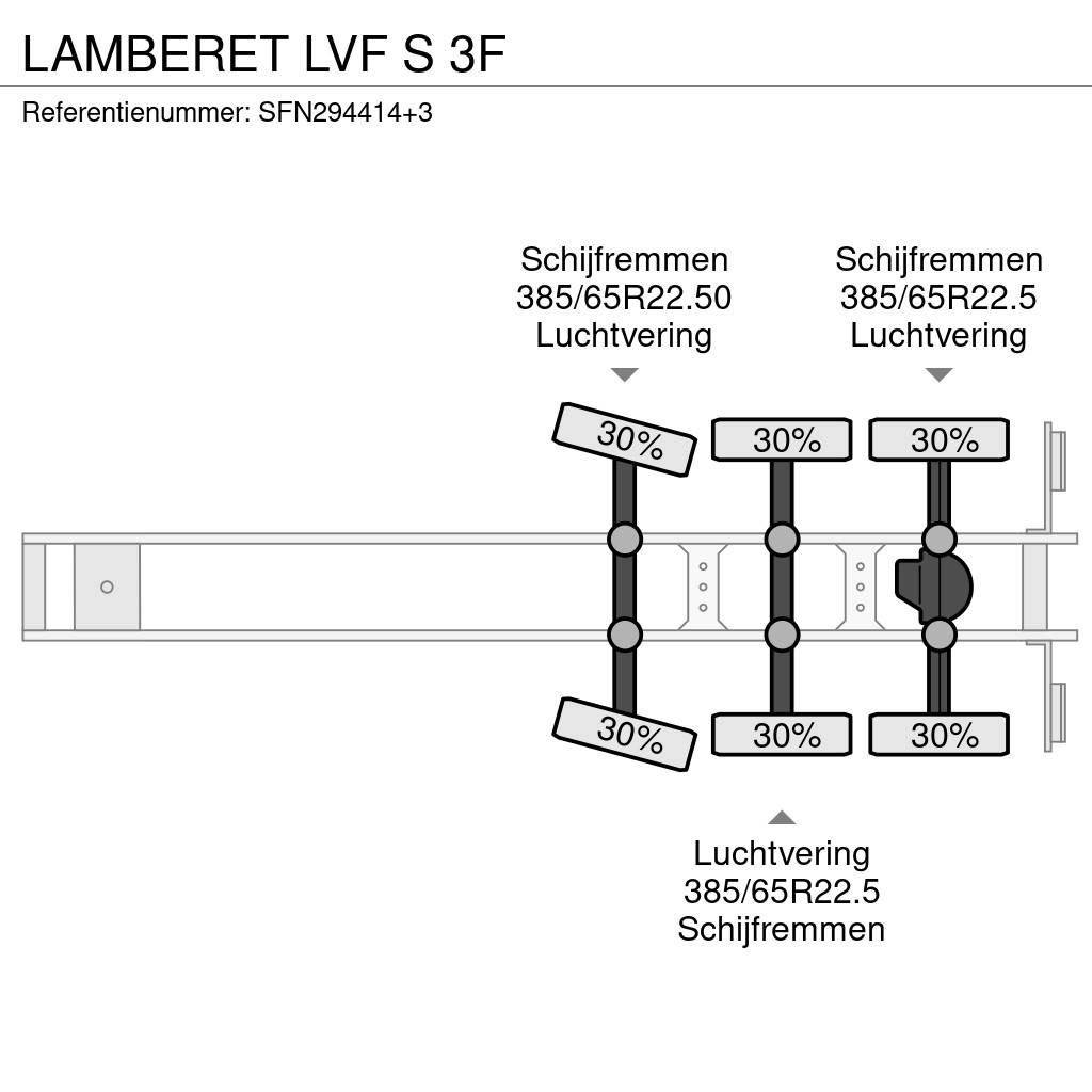 Lamberet LVF S 3F Semi-remorci cu temperatura controlata