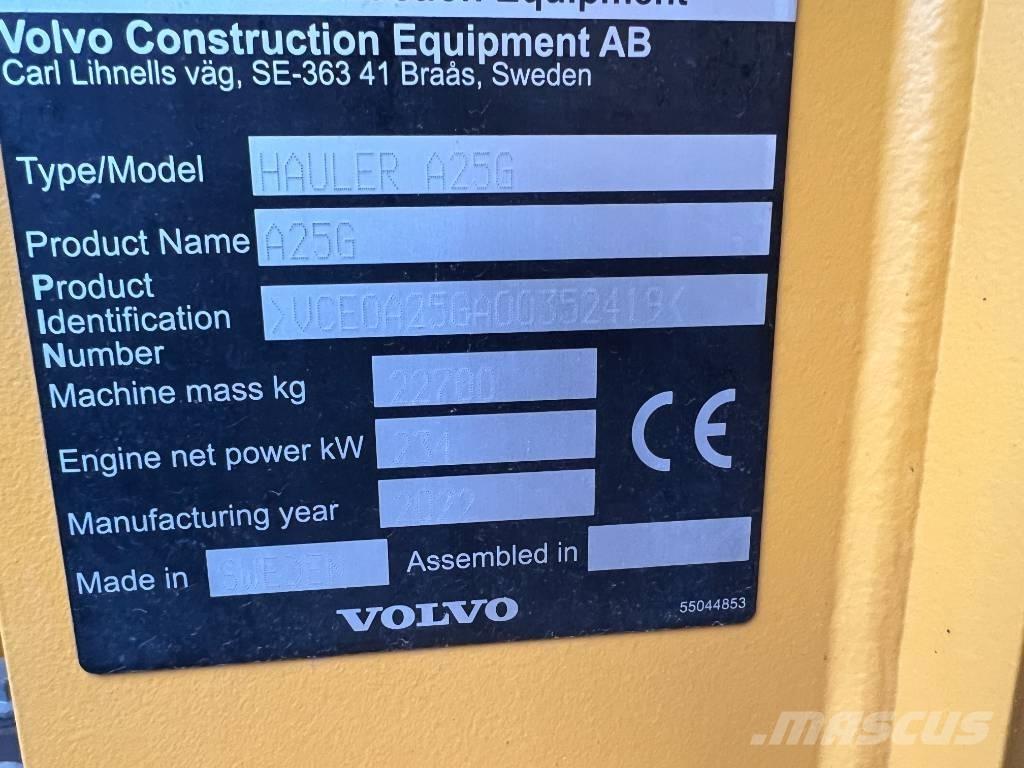 Volvo A25G Transportoare articulate