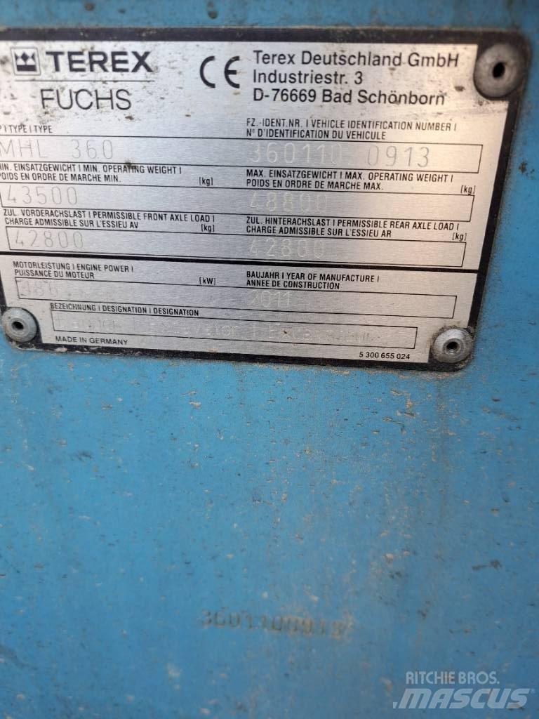 Fuchs MHL360D Paleta de manipulare