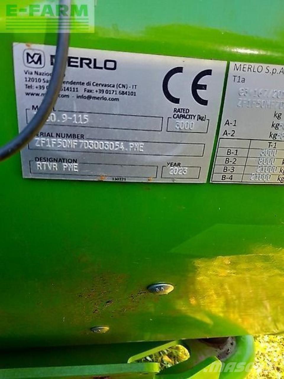 Merlo tf 30.9-115 Manipulatoare agricole