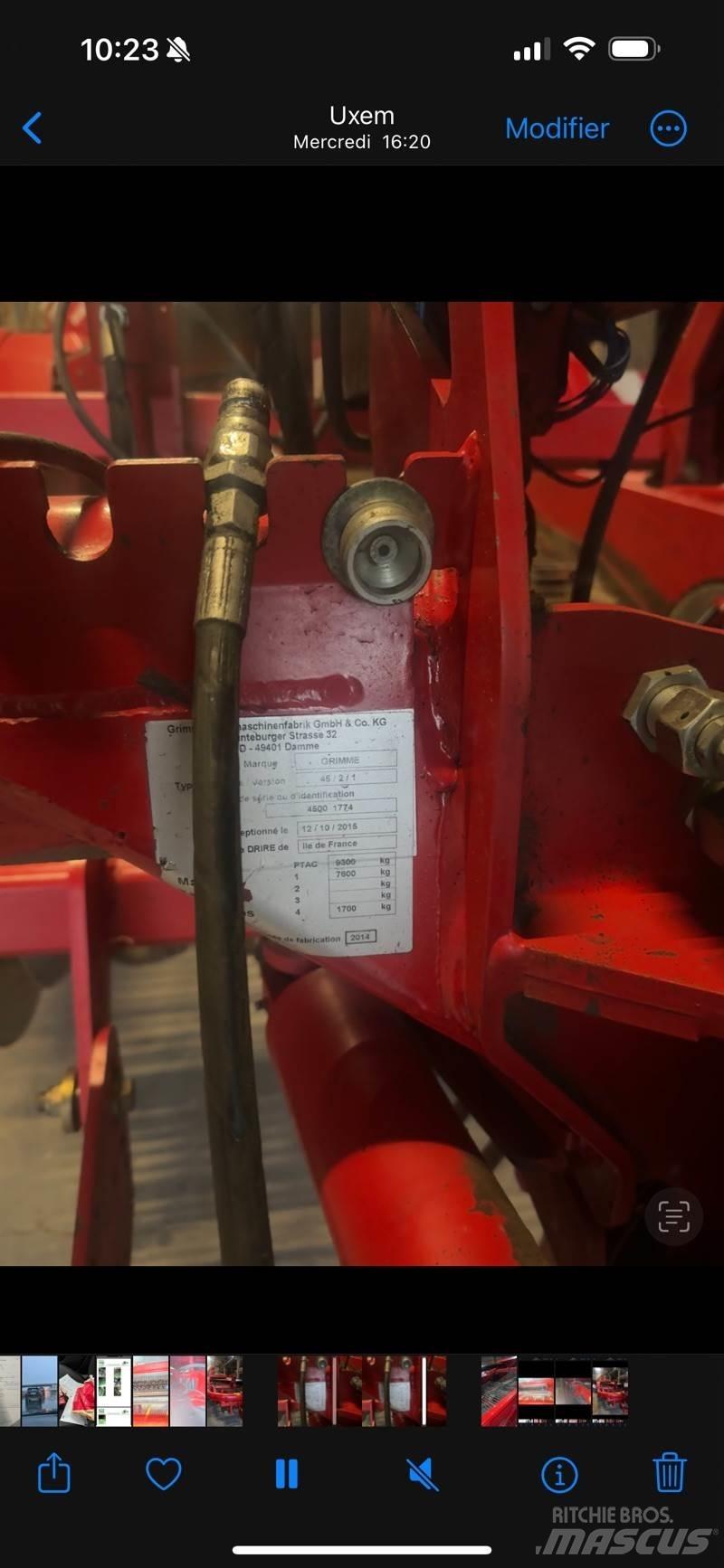 Grimme gt170 Recoltatoare de radacinoase