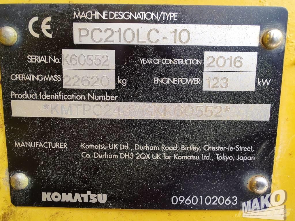 Komatsu PC 210 Excavatoare pe șenile
