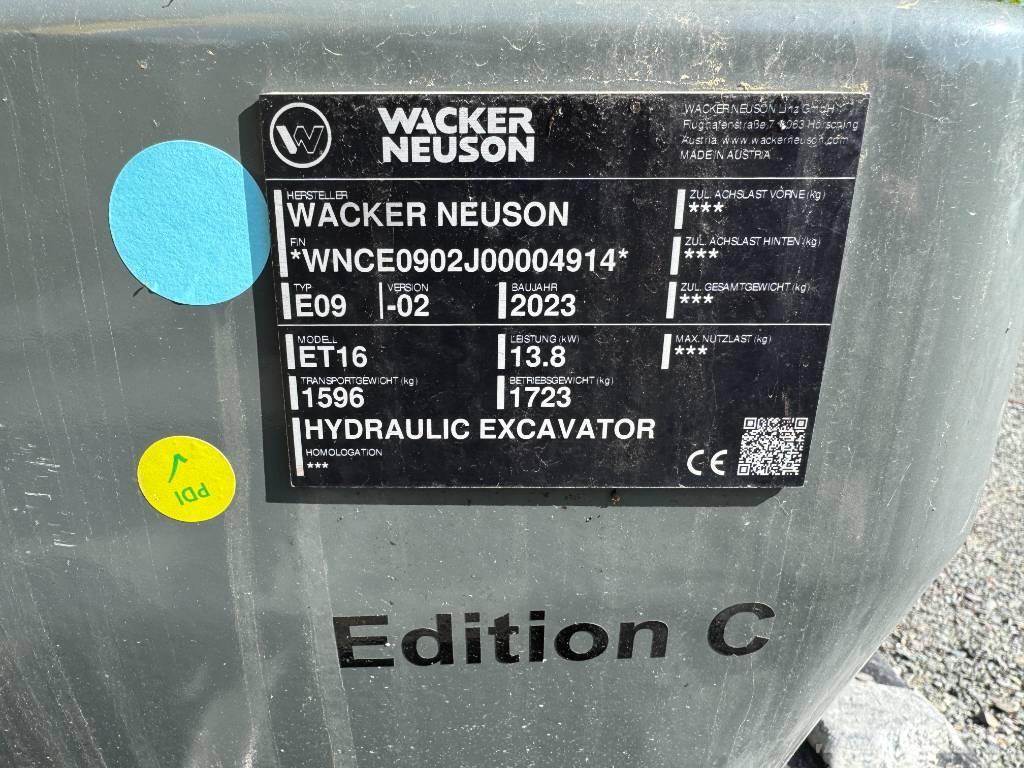 Wacker Neuson ET16 Excavatoare pe șenile
