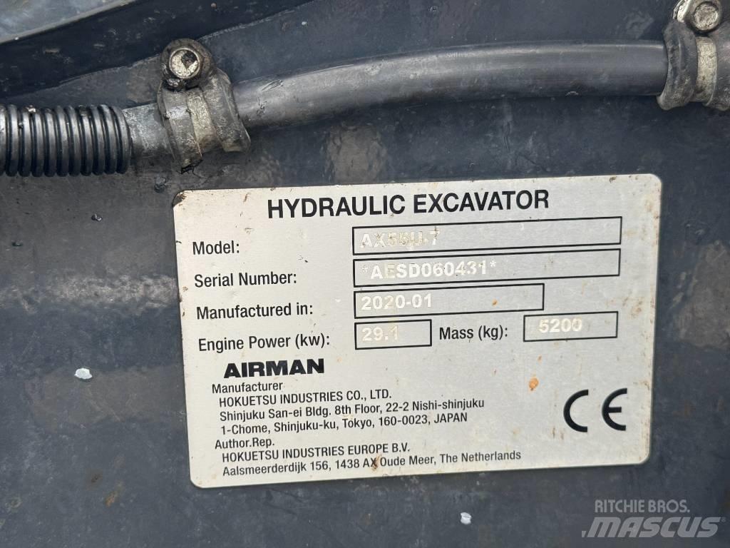 Airman AX 55 Mini excavatoare < 7t