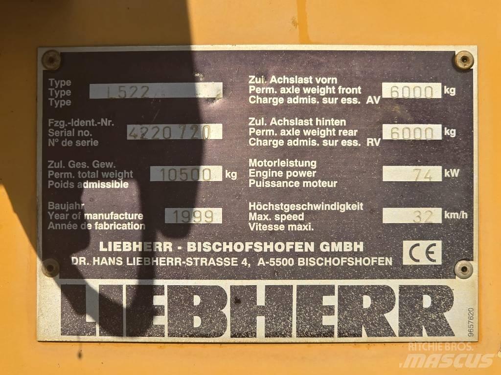 Liebherr L522 Incarcator pe pneuri